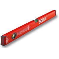Sola BIG X - Nivel de aluminio extra resistente de 80 cm con 3 burbujas de precisión FOCUS
